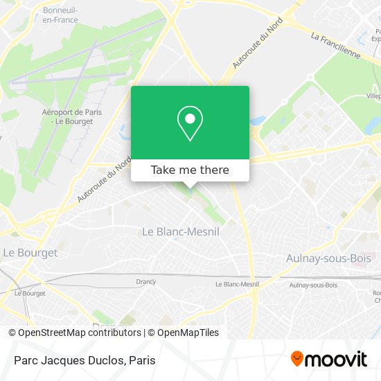 Parc Jacques Duclos map