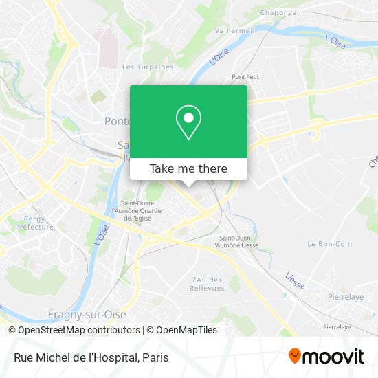 Rue Michel de l'Hospital map