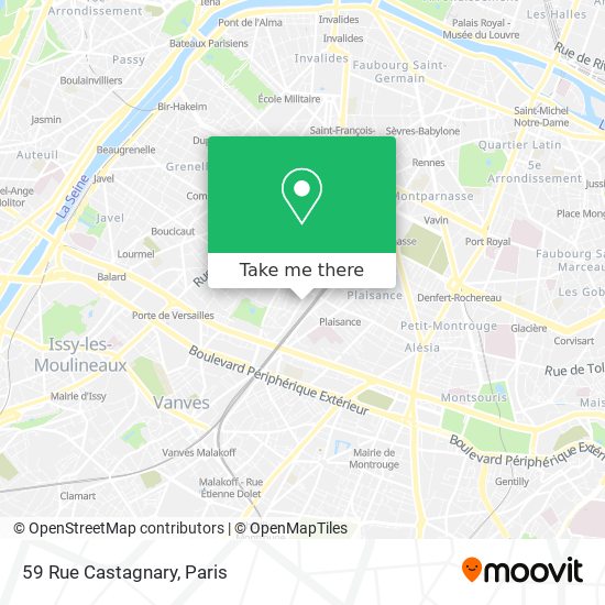 59 Rue Castagnary map