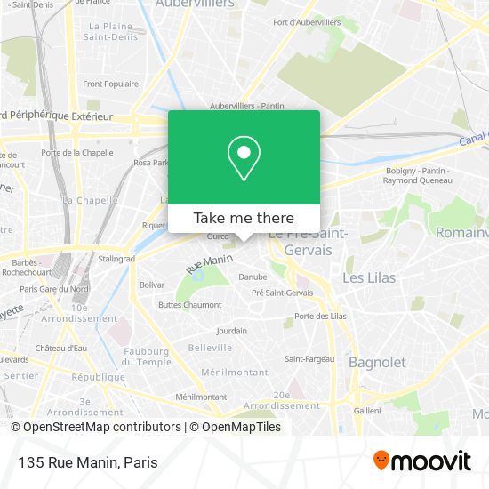 135 Rue Manin map