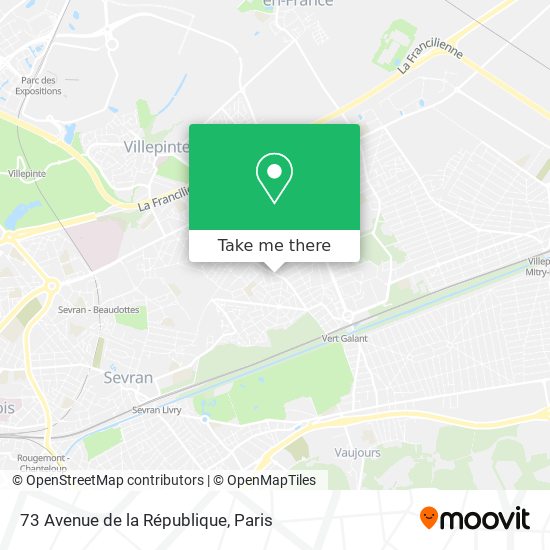 73 Avenue de la République map