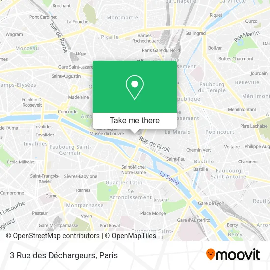 3 Rue des Déchargeurs map