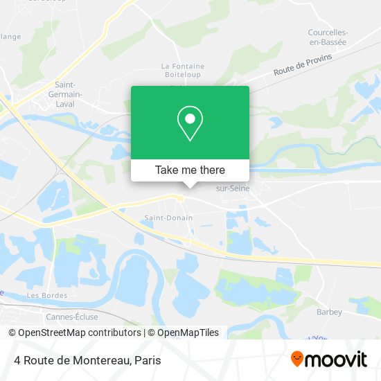4 Route de Montereau map