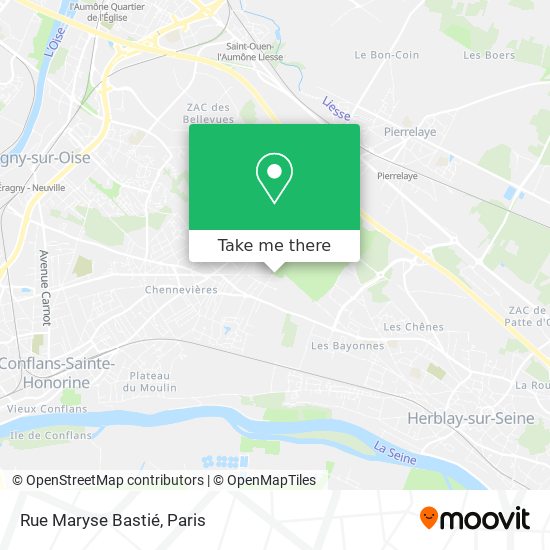 Rue Maryse Bastié map