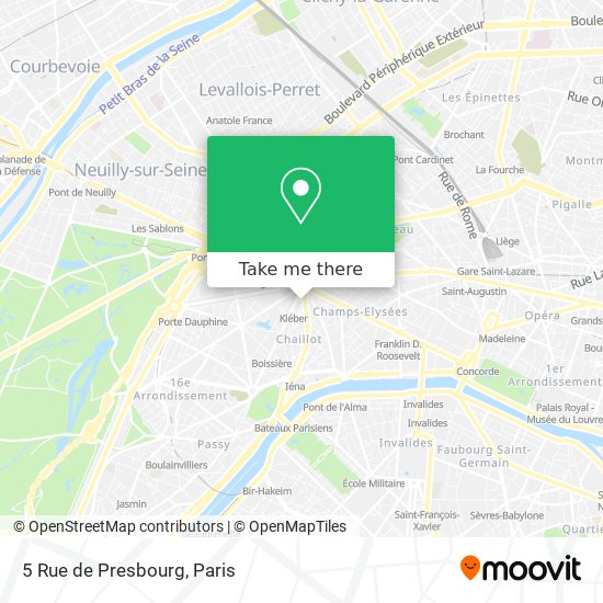 5 Rue de Presbourg map