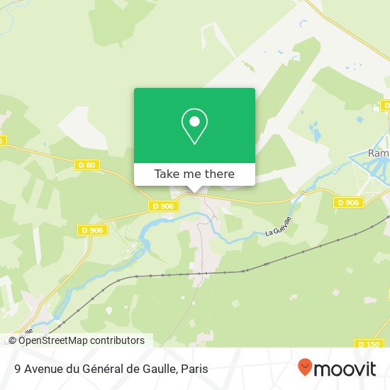Mapa 9 Avenue du Général de Gaulle
