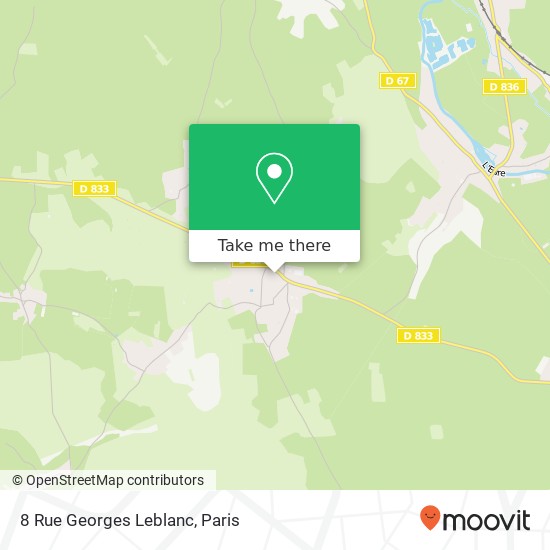 Mapa 8 Rue Georges Leblanc