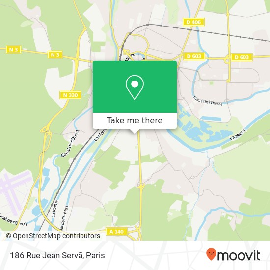 186 Rue Jean Servã map