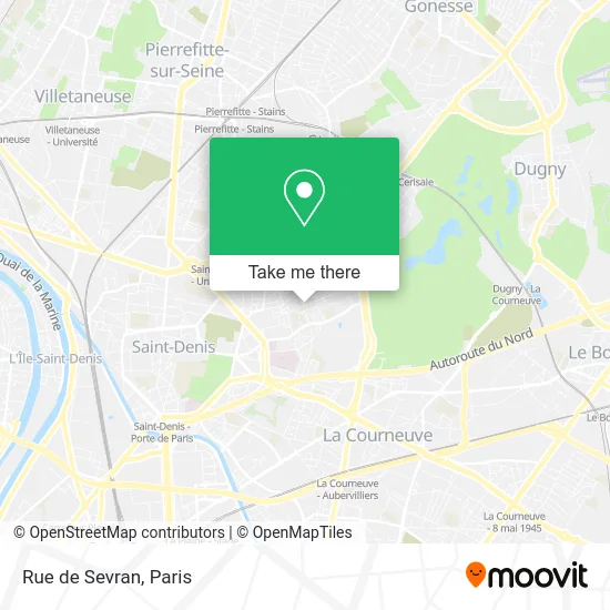 Rue de Sevran map