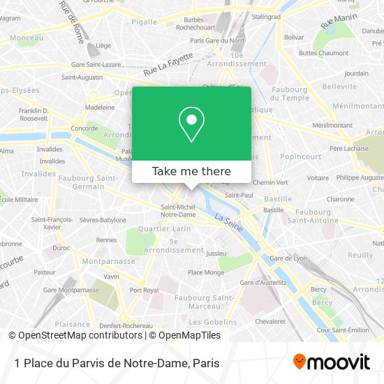 1 Place du Parvis de Notre-Dame map