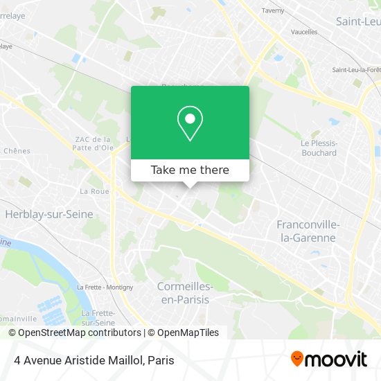 4 Avenue Aristide Maillol map