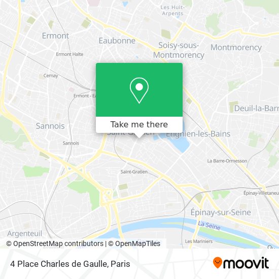 Mapa 4 Place Charles de Gaulle