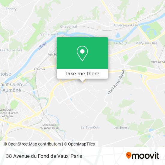 38 Avenue du Fond de Vaux map