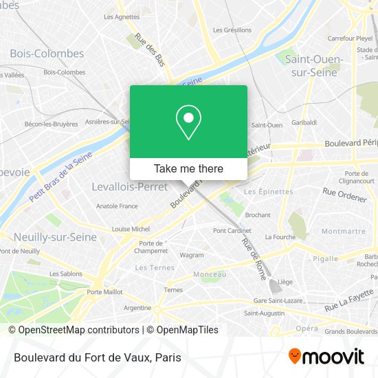 Boulevard du Fort de Vaux map