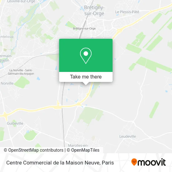 Centre Commercial de la Maison Neuve map