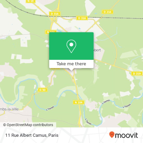11 Rue Albert Camus map