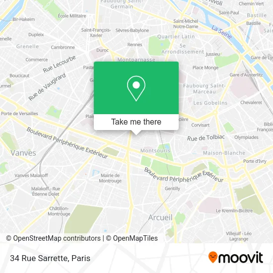 34 Rue Sarrette map