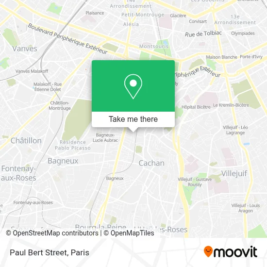 Mapa Rue Paul Bert