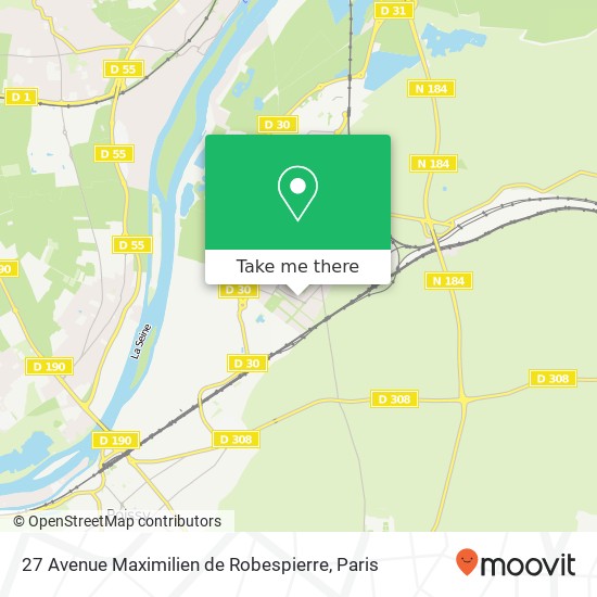 27 Avenue Maximilien de Robespierre map