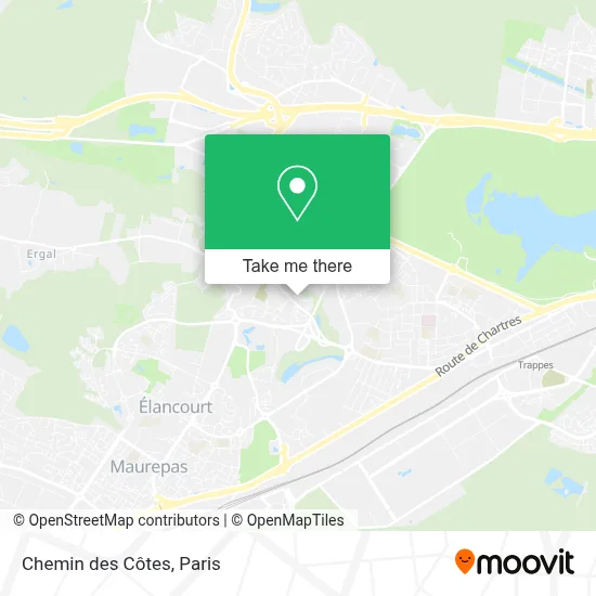 Chemin des Côtes map