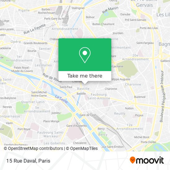 15 Rue Daval map