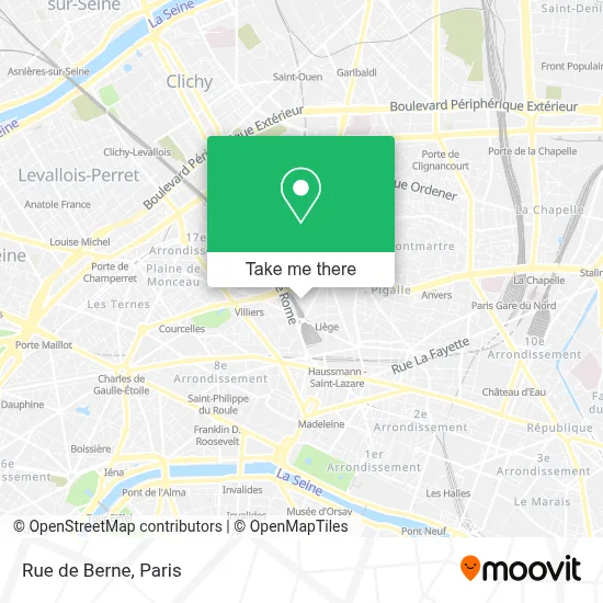 Rue de Berne map