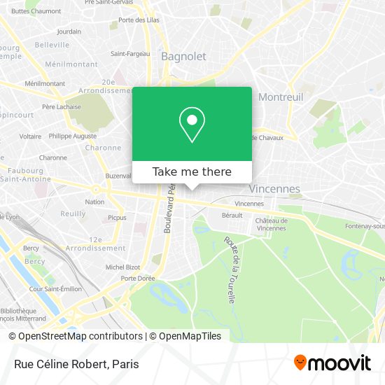 Mapa Rue Céline Robert