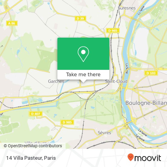Mapa 14 Villa Pasteur