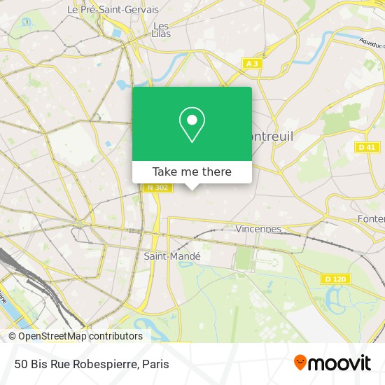 50 Bis Rue Robespierre map