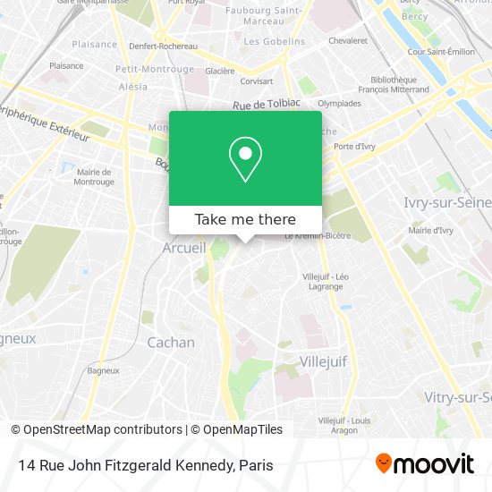 14 Rue John Fitzgerald Kennedy map
