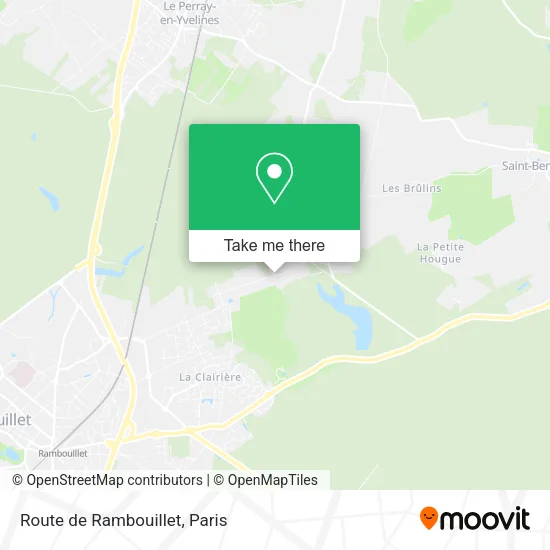 Route de Rambouillet map