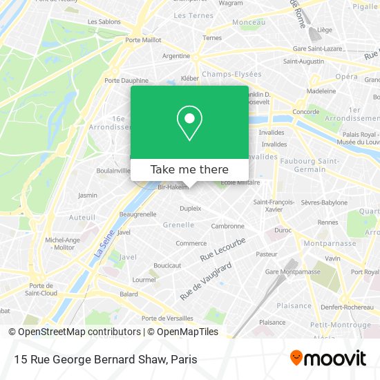 15 Rue George Bernard Shaw map