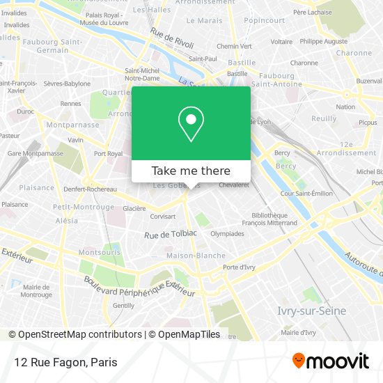 12 Rue Fagon map