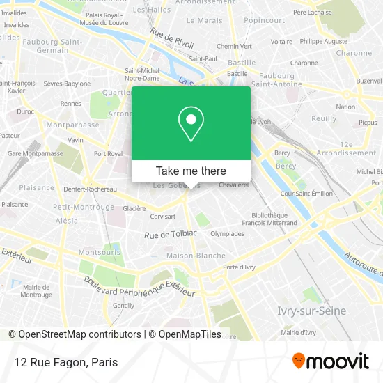 12 Rue Fagon map