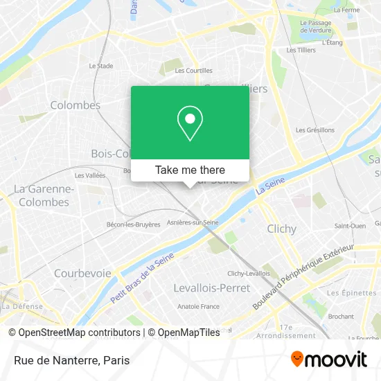 Rue de Nanterre map