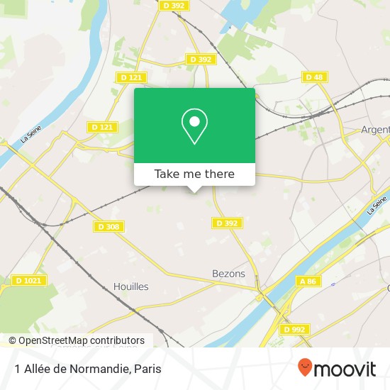 1 Allée de Normandie map