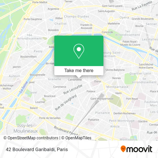 42 Boulevard Garibaldi map