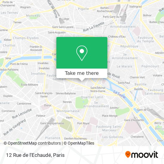 12 Rue de l'Echaudé map