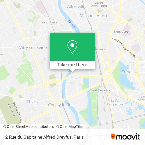 2 Rue du Capitaine Alfred Dreyfus map
