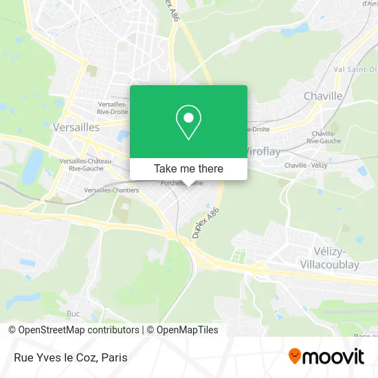 Rue Yves le Coz map