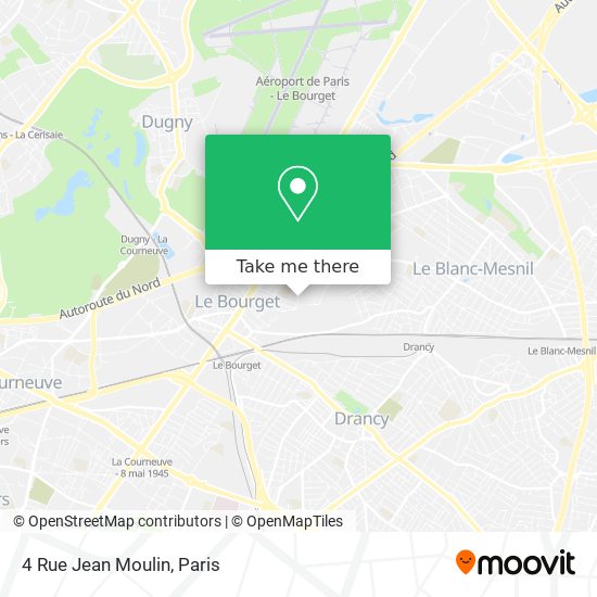 Mapa 4 Rue Jean Moulin