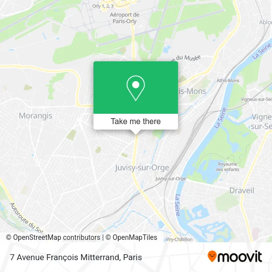 7 Avenue François Mitterrand map
