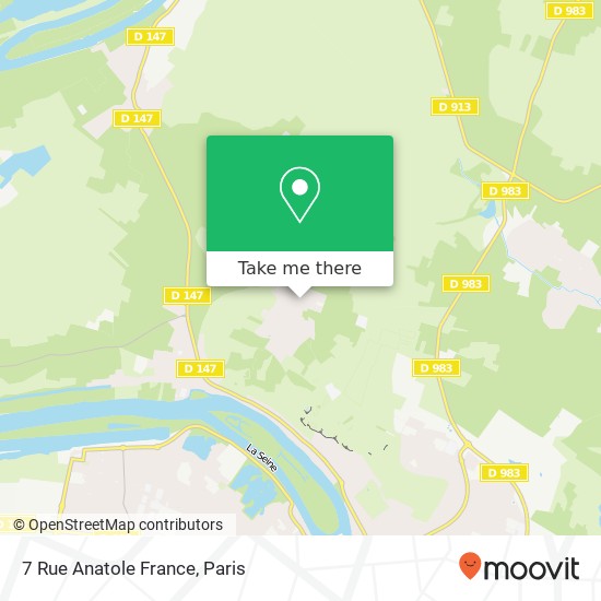 Mapa 7 Rue Anatole France