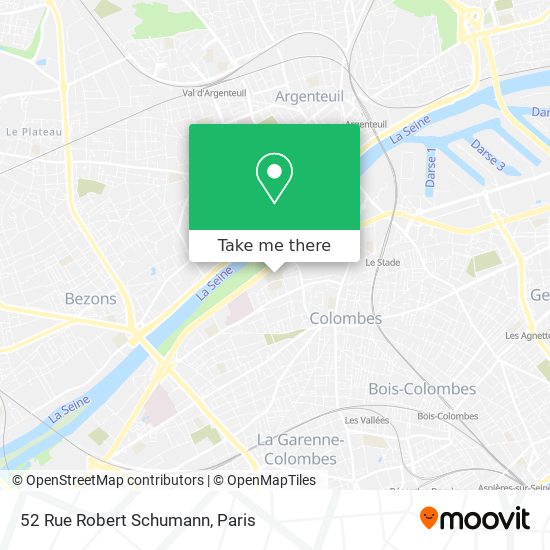 Mapa 52 Rue Robert Schumann