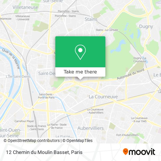 12 Chemin du Moulin Basset map