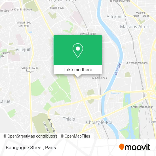 Rue de Bourgogne map