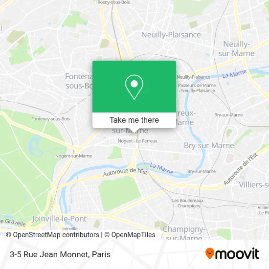 3-5 Rue Jean Monnet map