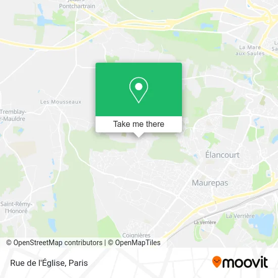 Rue de l'Église map