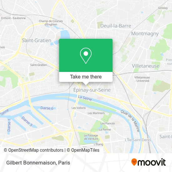 Gilbert Bonnemaison map