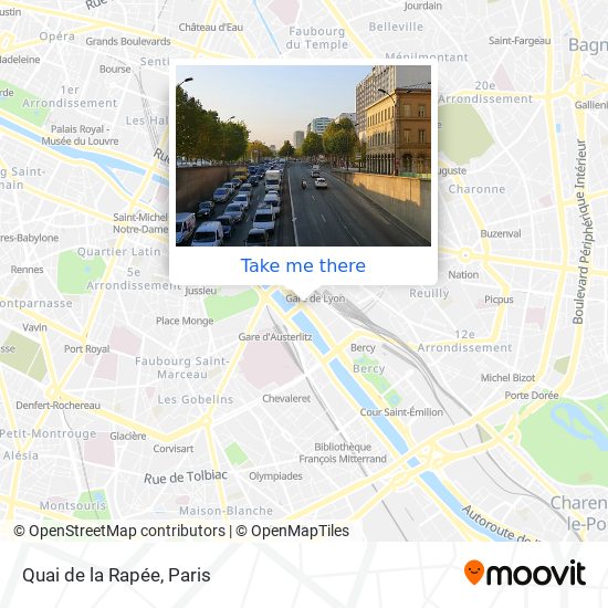 Quai de la Rapée map